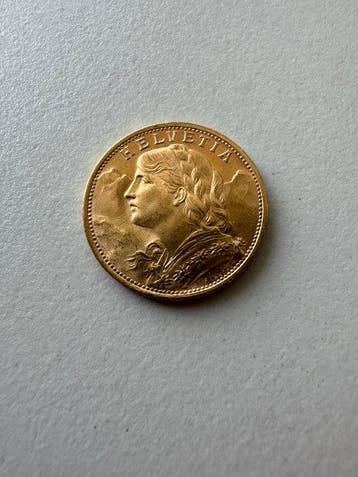 Zwitserland. 20 Francs Vreneli / Helvetia 1935 -L B - Gold, Postzegels en Munten, Munten | Europa | Niet-Euromunten