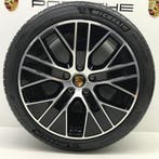 Porsche Taycan ORIGINELE 20inch Turbo Aero zw/alu met banden, Ophalen, Gebruikt, 285 mm, Banden en Velgen