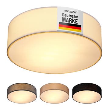 Plafondlamp Wit Stof ø30cm (Lampen, Interieur, Voor in Huis, Verzenden, Nieuw