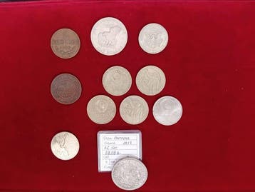Wereld. Collection of coins incl. silver (Zonder