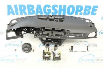 Airbag set Dashboard zwart grote gordel Audi A6 4G 2011 2018, Gebruikt, Audi