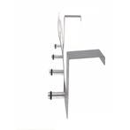 Benson Kapstok - Aluminium - 4 haken - Voor deuren van 40..., Ophalen of Verzenden, Nieuw