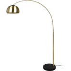 LED Vloerlamp Trion Tina - Metalen Gouden Vloerlamp met E27, Ophalen of Verzenden, Nieuw
