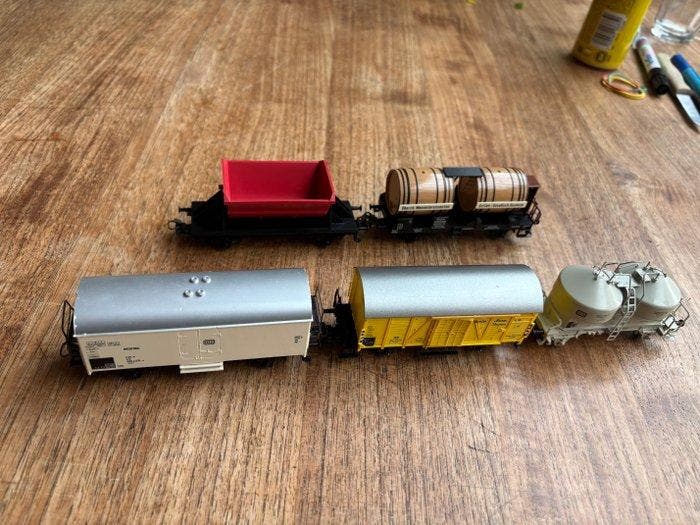 Märklin H0 - Modeltrein goederenwagon (5), Hobby en Vrije tijd, Modeltreinen | H0
