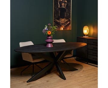Eetkamertafel New York | Ovaal | 240 cm, Huis en Inrichting, Ophalen of Verzenden, Nieuw