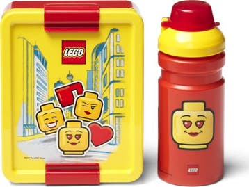 Veiling - Lunchset Iconic Girl, Rood - LEGO, Nieuw