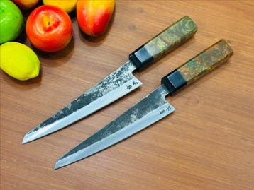 Keukenmes - Kiritsuke - Ambachtelijke Kiritsuke-messenset