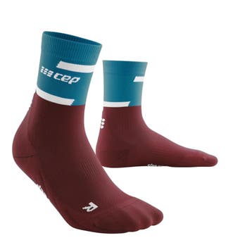 CEP Run Mid-Cut Compressie Sokken  Donkerrood - Dames (34-37, Verzenden, Nieuw, Kleding
