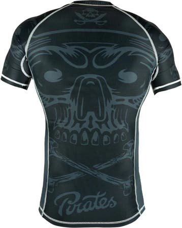 PRIDE or DiE PIRATE V.2 Rashguard Zwart Grijs, Ophalen of Verzenden, Nieuw