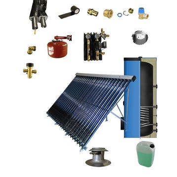 Tapwater zonneboiler 300L+ Prisma Pro 24 5 meter DN16 dubbel, Verzenden, Nieuw