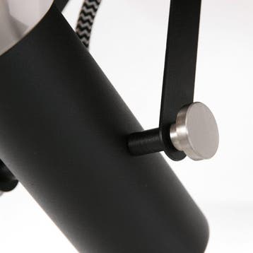 2dekans | Spot plafondlamp Acier 3338ZW Zwart 2 x E27, Ophalen of Verzenden, Zo goed als nieuw
