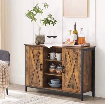 Dressoir / Keukenkast – 100x35x70cm – Industrieel Design, Verzenden, Nieuw, Met plank(en)