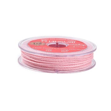 1 rol waxkoord katoen 0,5 mm – 20 meter – roze, Ophalen of Verzenden, Nieuw, Kraal