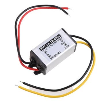 Omvormer van 24V naar 12V - cont. 4A - max 5A, Ophalen of Verzenden, Nieuw