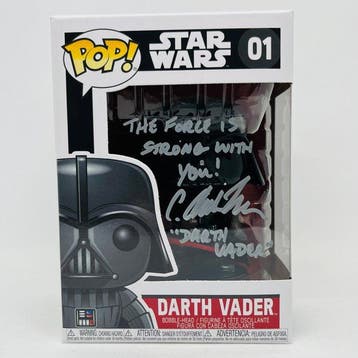 Star Wars - Signed by C Andrew Nelson (Darth Vader) - WITH, Verzamelen, Nieuw