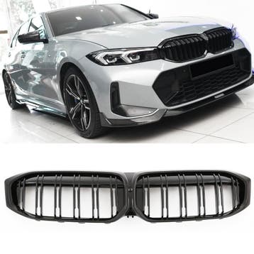 Grille glans zwart geschikt voor BMW 3 Serie G20 G21 LCI |