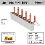 Sep kam pin 2 fase 10 polig 9mm offset 5 mm grijs, Ophalen of Verzenden, Nieuw
