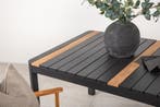 Tuintafel - Pim - Zwart  - Teak - 150*90cm - The Outsider, Verzenden, Nieuw