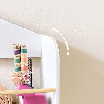 2dekans | SoBuy KMB121-WN Boekenkast voor kinderen, 4, Ophalen of Verzenden, Zo goed als nieuw