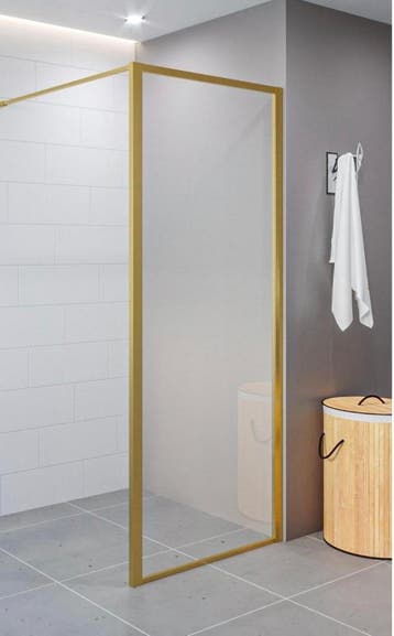 BYT-2120-100-FFG douchewand 1000x2000 8mm, Nieuw