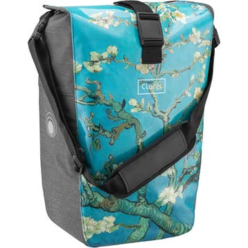 Clarijs Enkele Fietstas Solobag 24L Van Gogh almond blossom, Verzenden, Nieuw