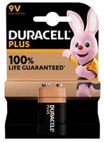 Duracell Batterij Plus Power 9v / 6LR61 blister 1, Ophalen of Verzenden, Nieuw