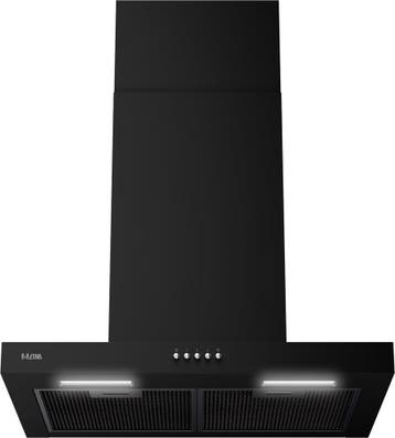 ETNA AB360ZT afzuigkap Muurmontage Zwart 639,5 m³/uur, Ophalen of Verzenden, Nieuw, Overige typen