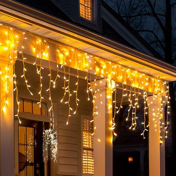 LED Lichtgordijn - Kerstversiering  - Kerstverlichting - 10, Verzenden, Zo goed als nieuw