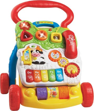 VTech Loopwagen - Interactief | Retourdeal 29% Korting, Ophalen of Verzenden, Nieuw, Duwvoertuig