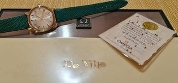 Omega - Omega De Ville Automatic index gold 18k dial 18k, Nieuw