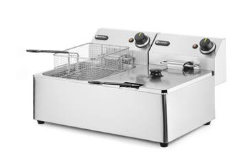 Hendi Friteuse – 2x 6L | 12L | 230v | 550x430x(h)305mm, Ophalen of Verzenden, Nieuw in verpakking