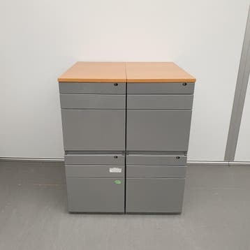 Ahrend 4-delig ladeblok met 8 lades - 105x85x76 cm, Ophalen of Verzenden, Nieuw