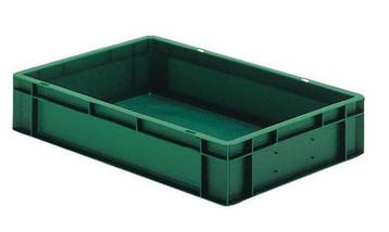 Polypropyleen Krat | 5 Kleuren | 600 x 400 x 120 mm, Verzenden, Nieuw in verpakking
