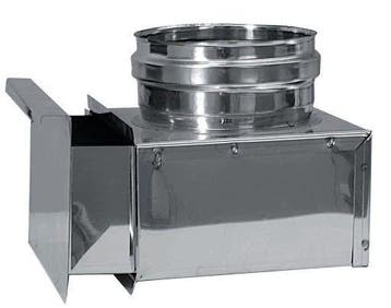 Opvangbak met aslade t.b.v. T-stuk Ø120mm, Ophalen of Verzenden, Nieuw