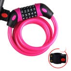 HBS SLOT-H5-037-PNK - Kettingslot met 5-cijferig Cijferslot, Fietsen en Brommers, Ophalen of Verzenden, Nieuw, Hbs