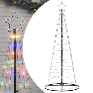 Kerstdecoratie led-boom 182cm | retourdeal 53% korting, Ophalen of Verzenden, Gebruikt
