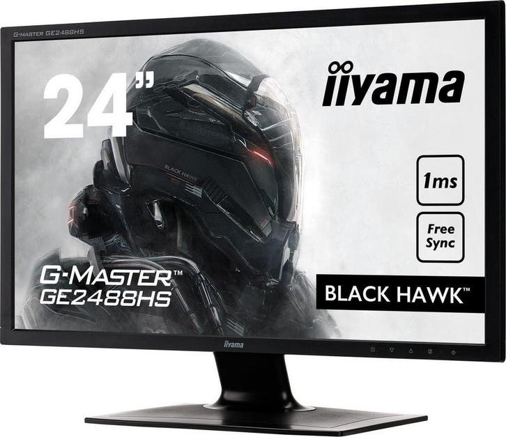 Iiyama G-Master Black Hawk GE2488HS - 24 Full HD monitor, Computers en Software, Monitoren, LED, Ingebouwde speakers, Zo goed als nieuw