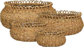 2dekans | Mica Decorations Gourdon Plantenmand - Set van 4 -, Ophalen of Verzenden, Zo goed als nieuw