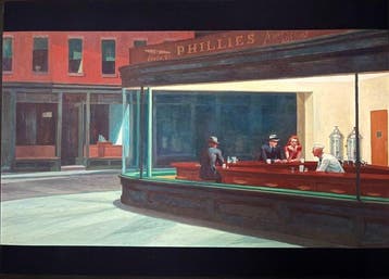 Edward Hopper - “NIGHTHAWKS, 1942”.