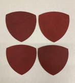 Lederen onderzetter driehoek / onderzetter leer  in 19, Ophalen of Verzenden, Nieuw