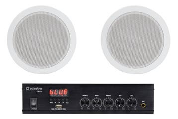 Adastra Wachtkamer Installatie 1 2x 100V Luidsprekers +, Verzenden, Nieuw, Overige typen, Overige merken