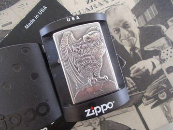 Zippo 1998 Windproof Lighter Eagle Emblem Harley Davidson, Nieuw