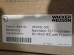 1x Retrofit IEC aardlekschakelaar Betonvibrator Interne, Ophalen of Verzenden, Gebruikt