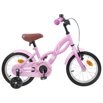 vidaXL Kinderfiets 14 Inch voor 3-5 jaar oud Lichtroze, Verzenden, Nieuw