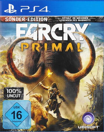 Far Cry Primal (verpakking Duits, game Engels) (PlayStati..., Verzenden, Gebruikt, Vanaf 12 jaar