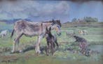 Henry-Arthur Bonnefoy (1839-1917) - Anes et vaches à la