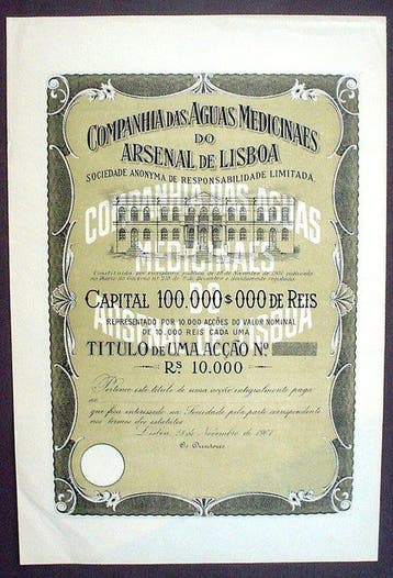 Verzameling van obligaties of aandelen - Compagnie der