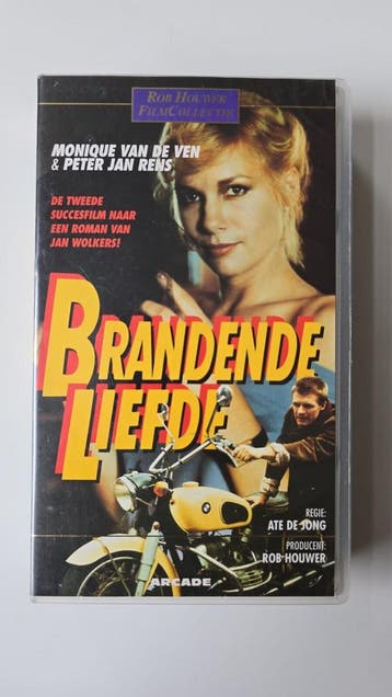 BRANDENDE LIEFDE (BURNING LOVE) (VHS), Verzenden, Gebruikt