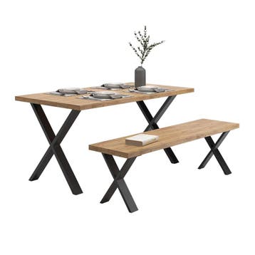[en.casa] Stalen onderstel Maribo set van 2 X tafelpoot 72x5, Verzenden, Nieuw
