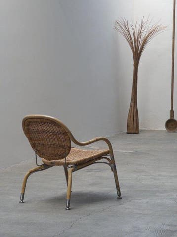 IKEA - Mats Theselius - Fauteuil - Näton - Rattan, Bamboe,